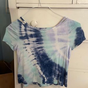 Cropped Tie Dye Tee